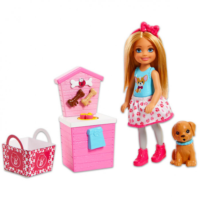  Barbie: Chelsea kiskutyájával játékszett