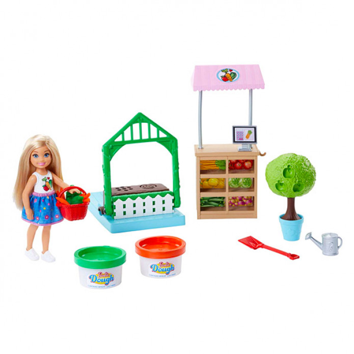  Barbie: Chelsea zöldséges kiskertje gyurmával