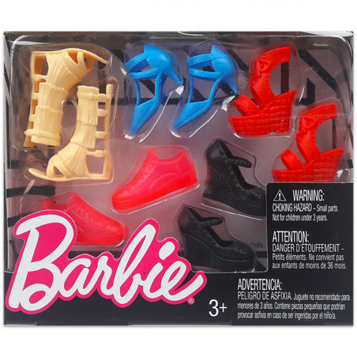 Barbie: Cipők 5 darabos szett 2. széria