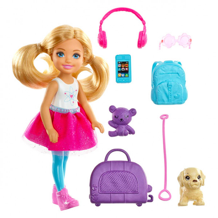 Barbie Dreamhouse: világjáró Chelsea kiskutyával és kiegészítőkkel