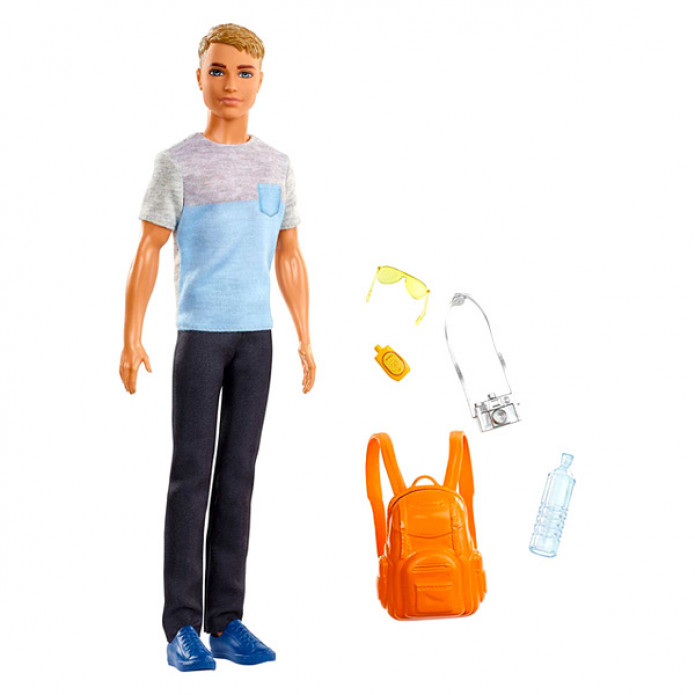 Barbie Dreamhouse: világjáró Ken baba kiegészítőkkel