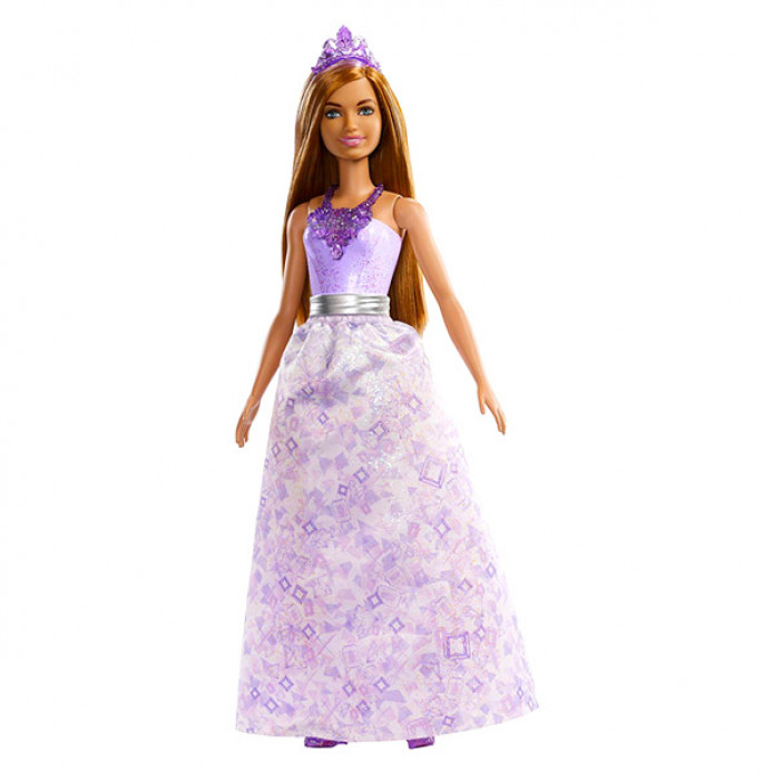  Barbie Dreamtopia: barna hajú Barbie hercegnő