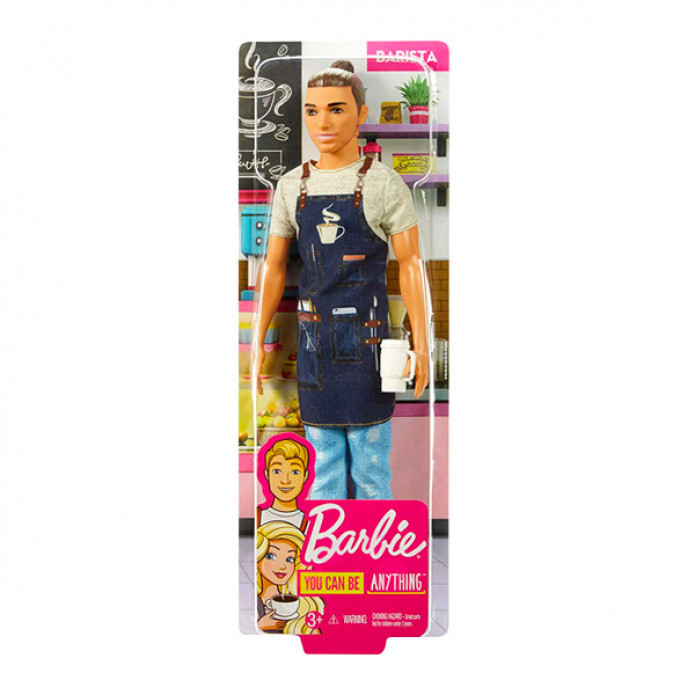 Barbie karrierista babák: barista Ken