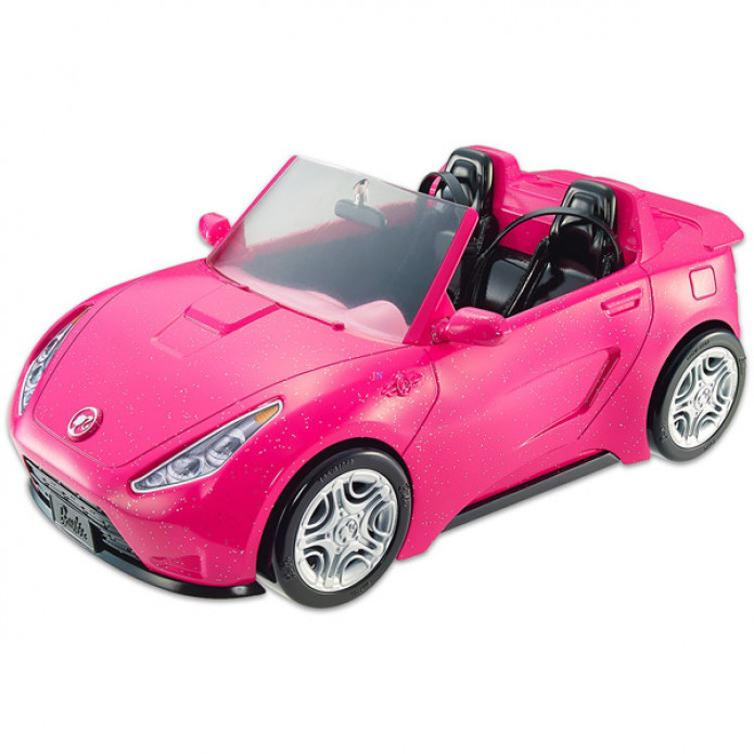  Barbie: kétszemélyes sportkocsi - rózsaszín
