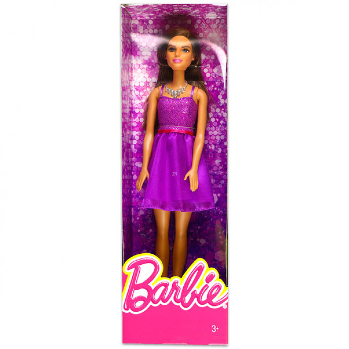  Barbie: Parti Barbie - csillogó lila ruhában