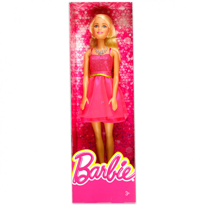  Barbie: Parti Barbie - csillogó pink ruhában