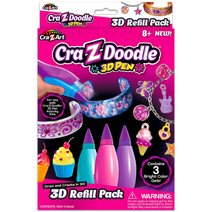  Cra-Z-Doodle: 3D karperec készítő toll utántöltő készlet