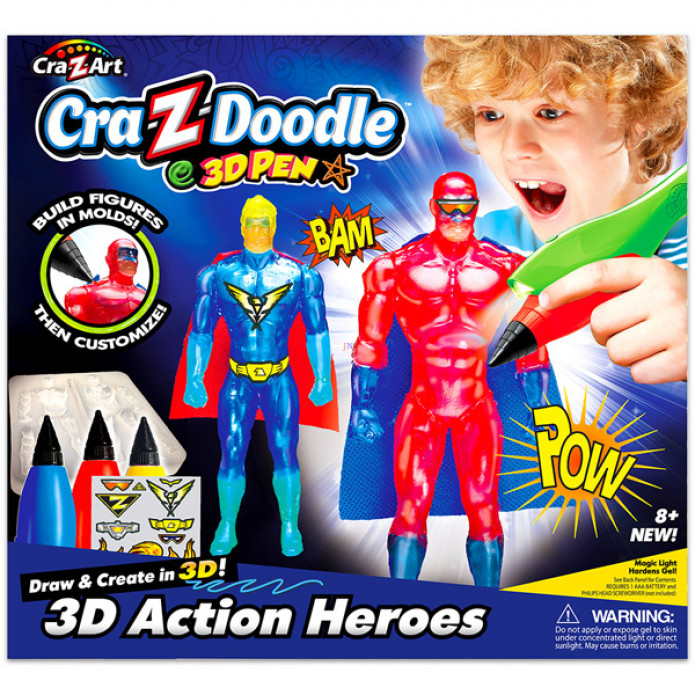  Cra-Z-Doodle: Határtalan Fantázia sztorim 3D toll - szuperhősök