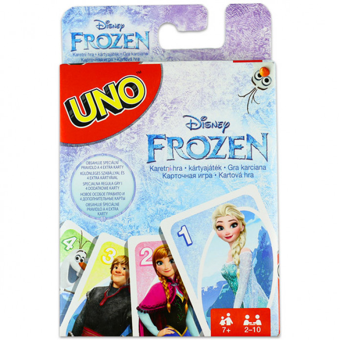Disney hercegnők: Jégvarázs UNO kártya - különleges szabályokkal és 4