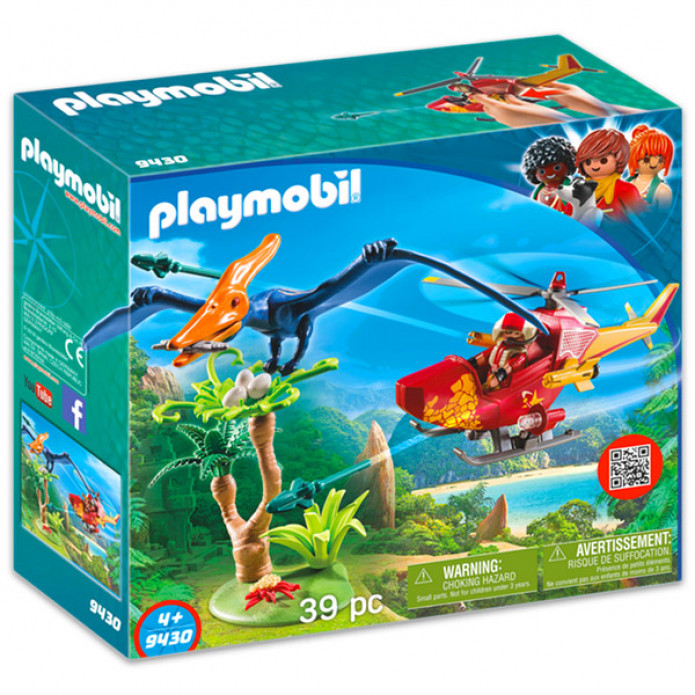 Playmobil Felderítő helikopter Pterodactylussal  9430