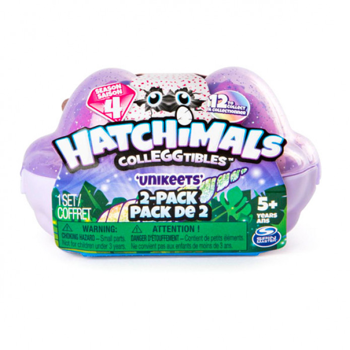 Hatchimals: 2 darabos meglepetés csomag tojástartóban - 4 széria
