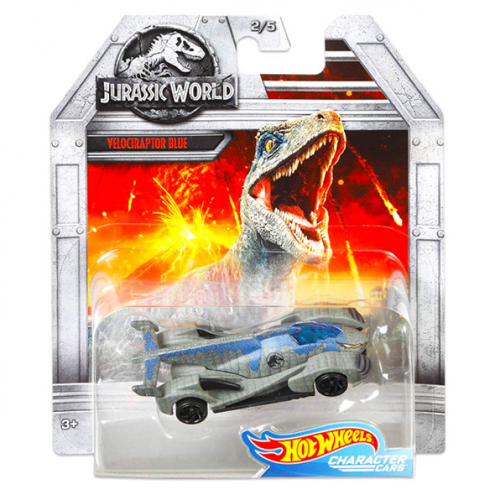  Hot Wheels Jurassic World: Velociraptor kisautó - kék
