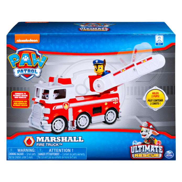 Mancs őrjárat Észvesztő mentés  Marshall tűzoltóautója figurával dob