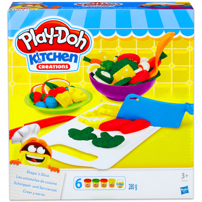 Play Doh Kitchen Creations 6 darabos vágódeszka gyurma szett