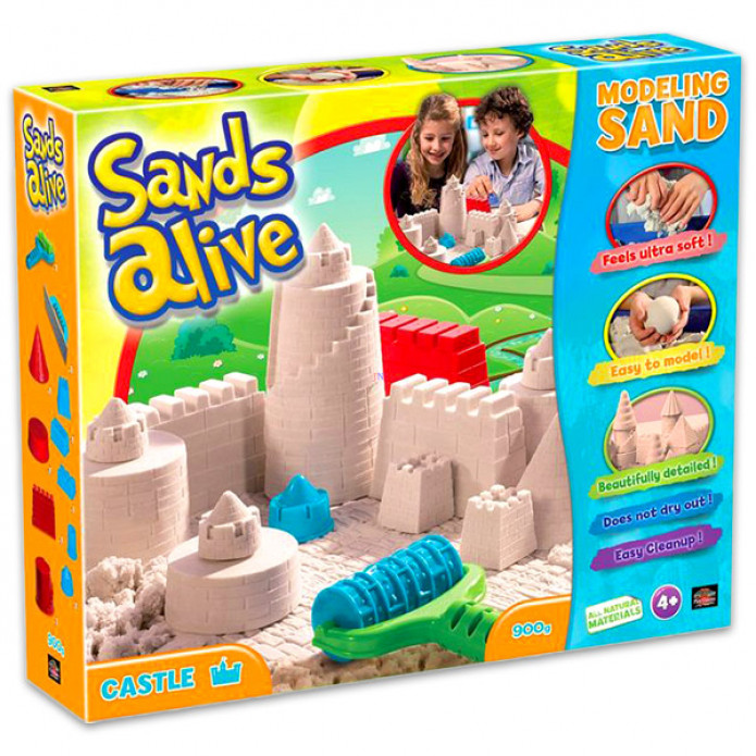 Sands Alive: modellező homok - kastély, 900 g