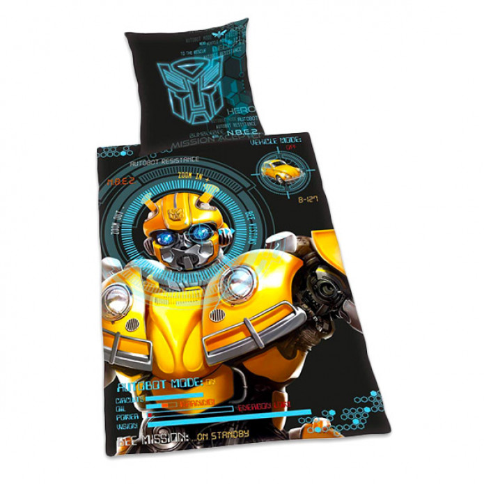 Transformers Bumblebee kétrészes ágyneműhuzat garnitúra