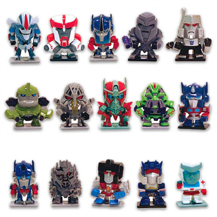  Transformers: gyűjthető figura és 3D kirakó - 4 cm, többféle