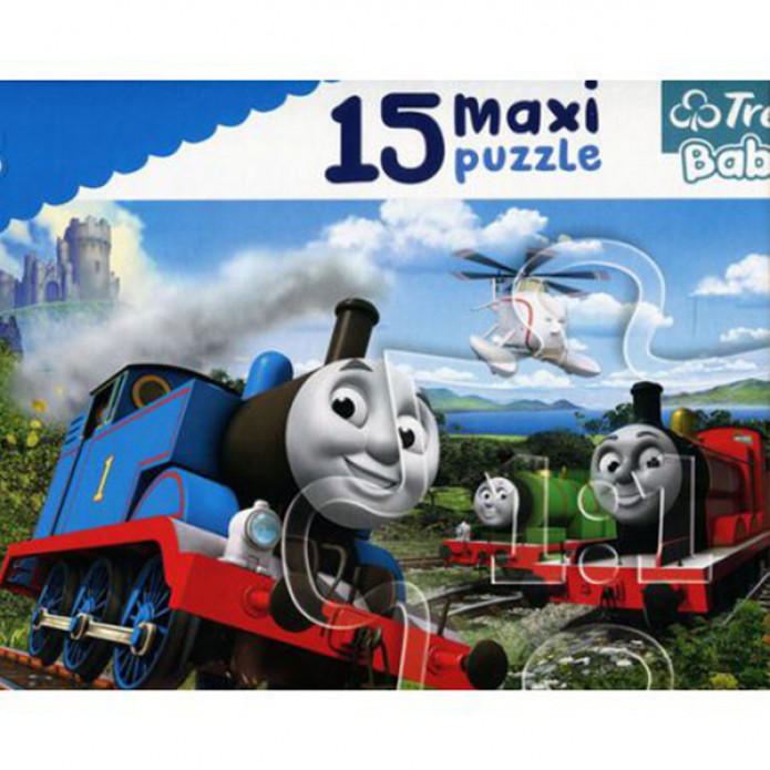  Trefl Baby: Thomas és barátai - Száguldó mozdonyok 15 darabos maxi puz