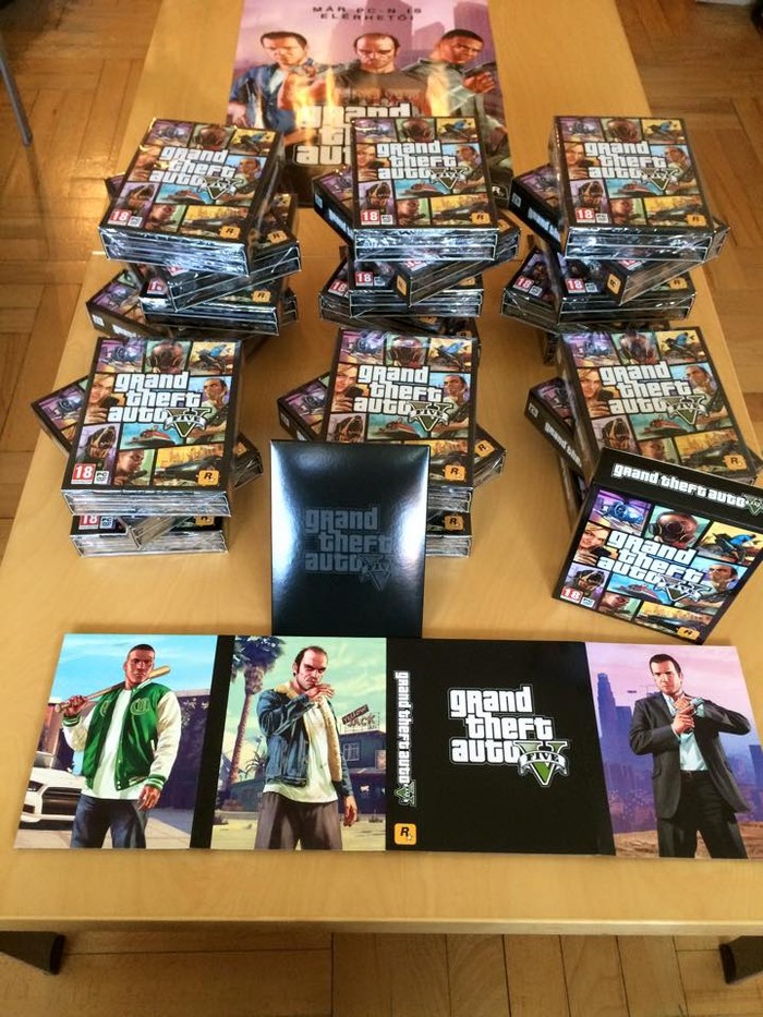 Grand Theft Auto 5 dobozok