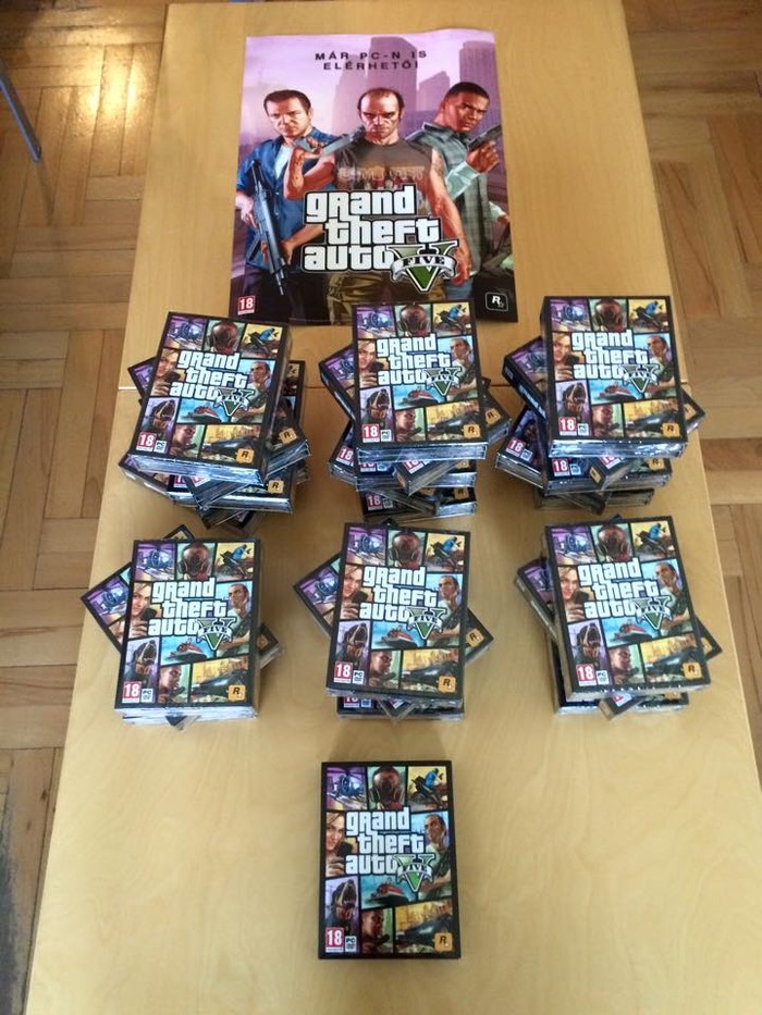 Grand Theft Auto 5 dobozok 