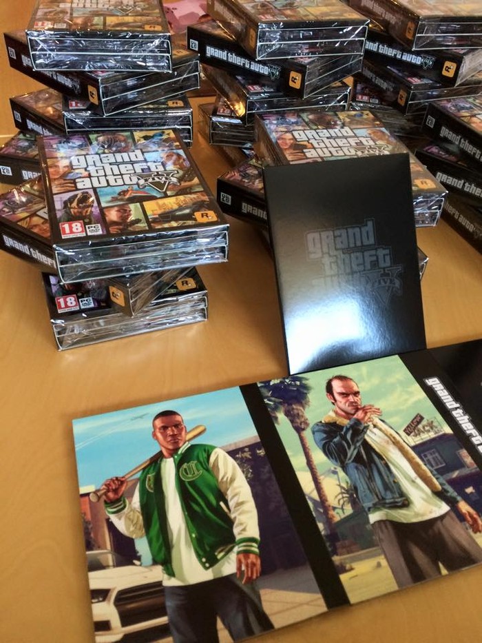 Grand Theft Auto 5 dobozok