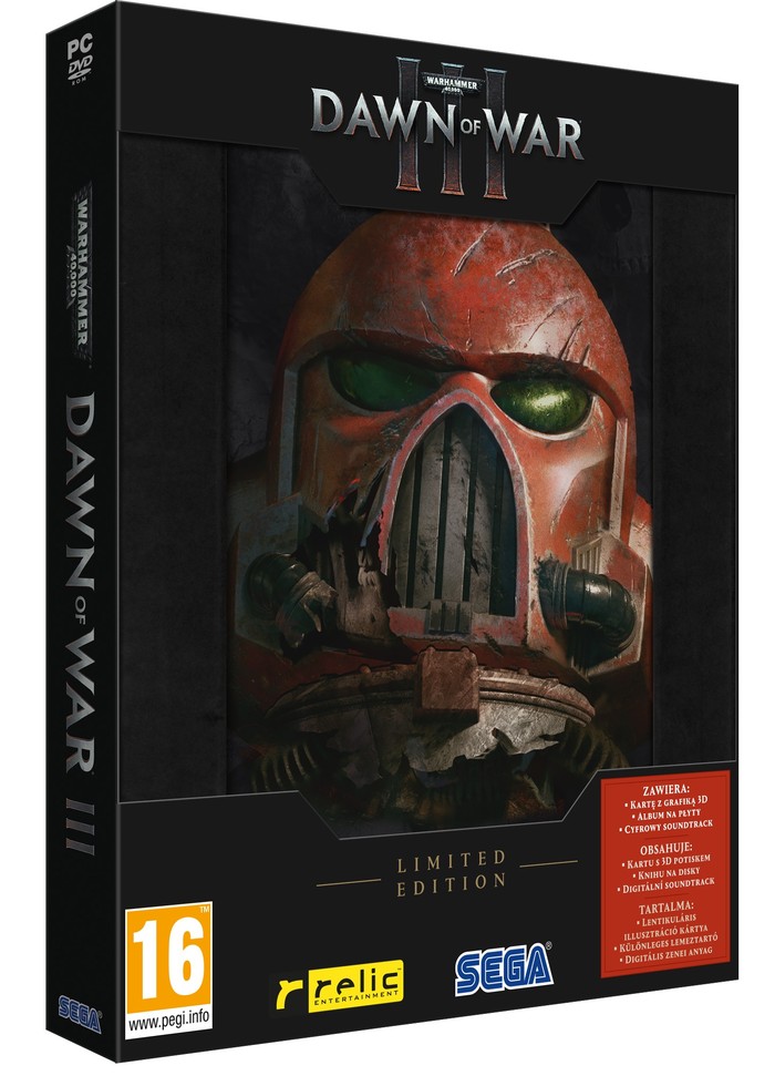 Warhammer 40000 Dawn of War 3 Limited Edition 3D Warhammer 40000 Dawn of War 3 Limited Edition 3D