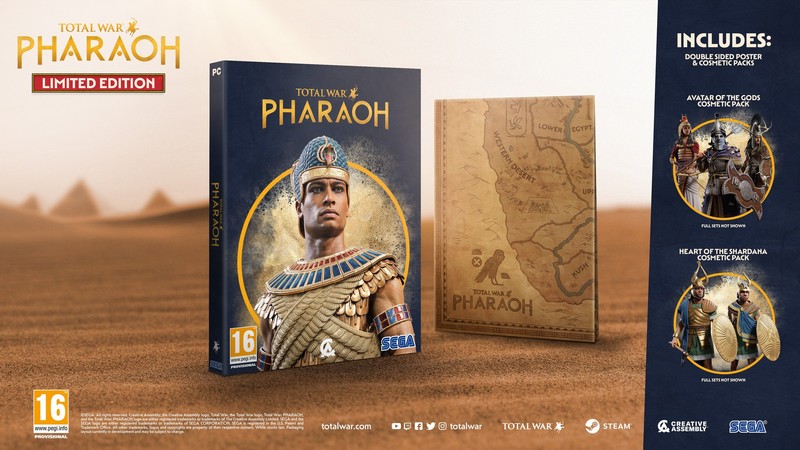 Total War Pharaoh Limited Edition várható tartalom