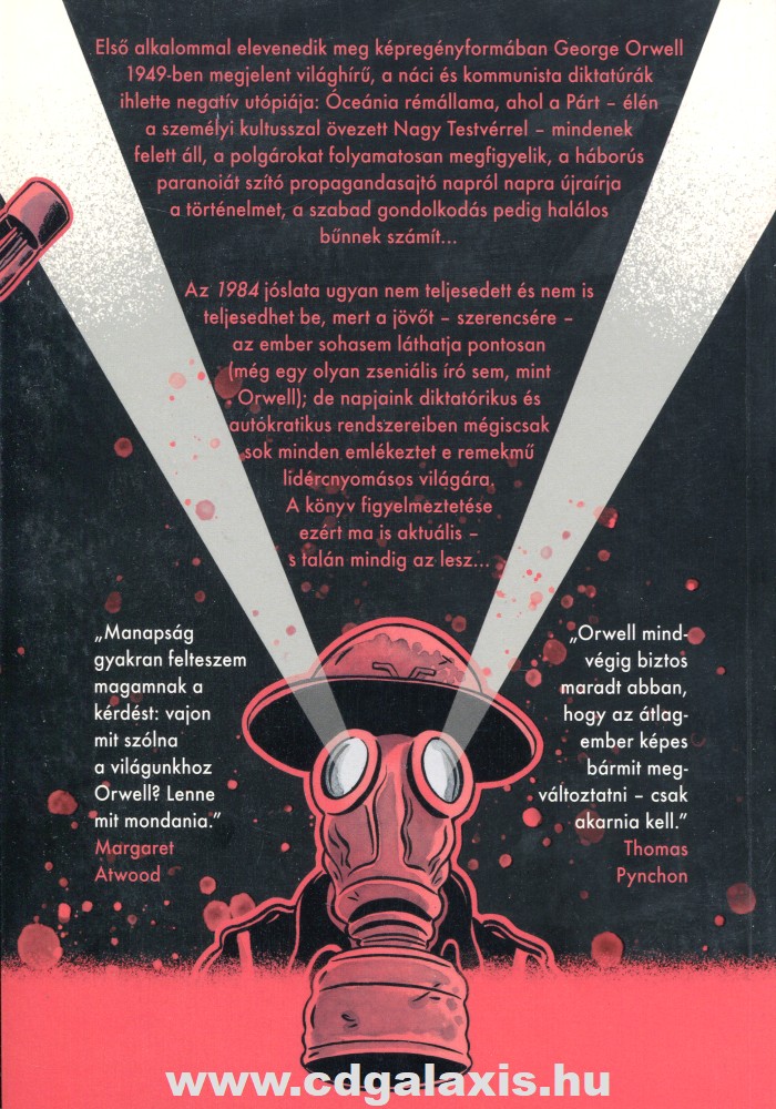 Könyv 1984 (képregény) (George Orwell) hátlap