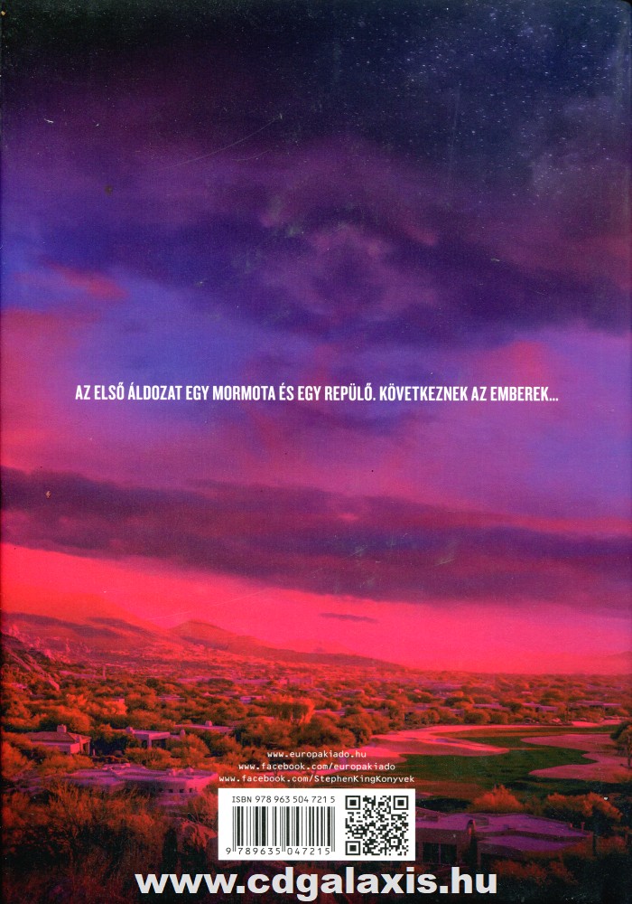 Könyv A búra alatt (Stephen King) hátlap