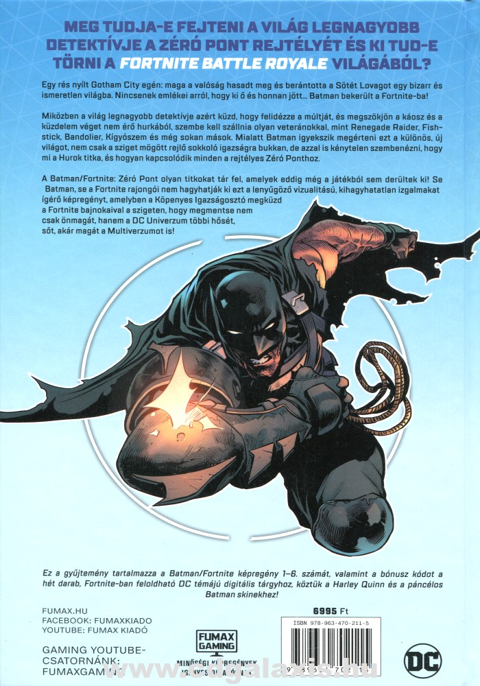 Könyv Batman / Fortnite - Zéró Pont (képregény) (Christos Gage) hátlap