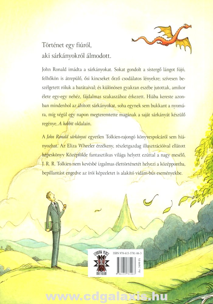 Könyv John Ronald sárkányai - J. R. R. Tolkien története (Caroline Mcalister hátlap