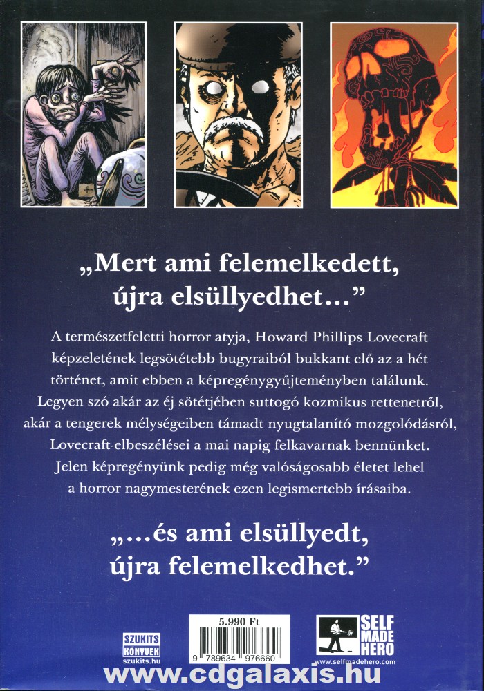 Könyv Lovecraft antológia - Első kötet (Howard Phillips Lovecraft) hátlap