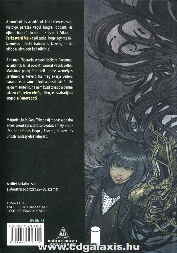 Könyv Monstress: Fenevad 5. - Hadiárva (képregény) (Marjoire Liu) hátlap