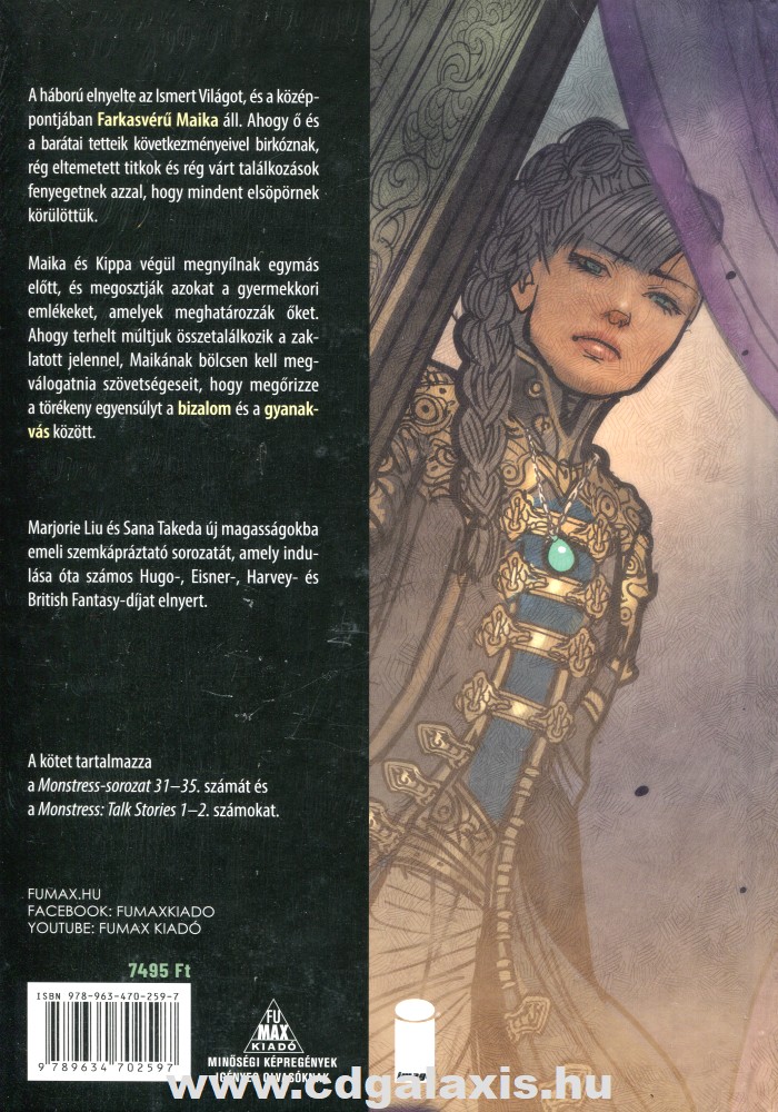Könyv Monstress: Fenevad 6. - Az eskü (képregény) (Marjoire Liu) hátlap