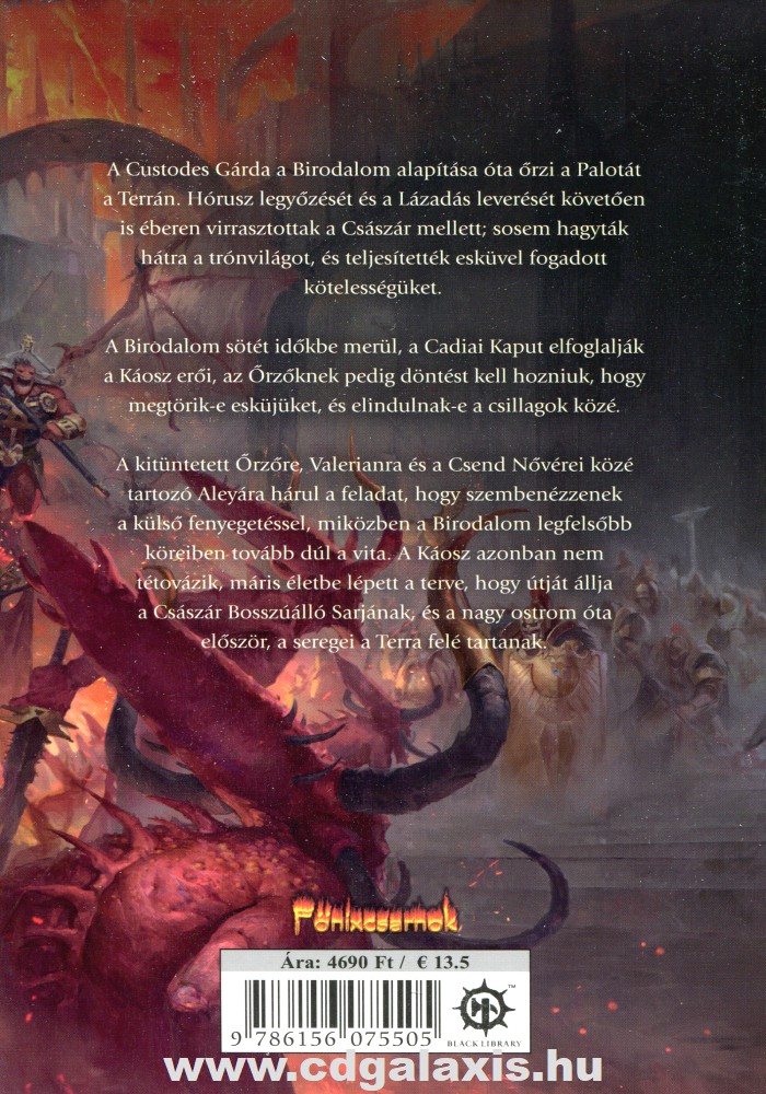 Könyv Warhammer 40000: A császár légiója (Chris Wraight) hátlap
