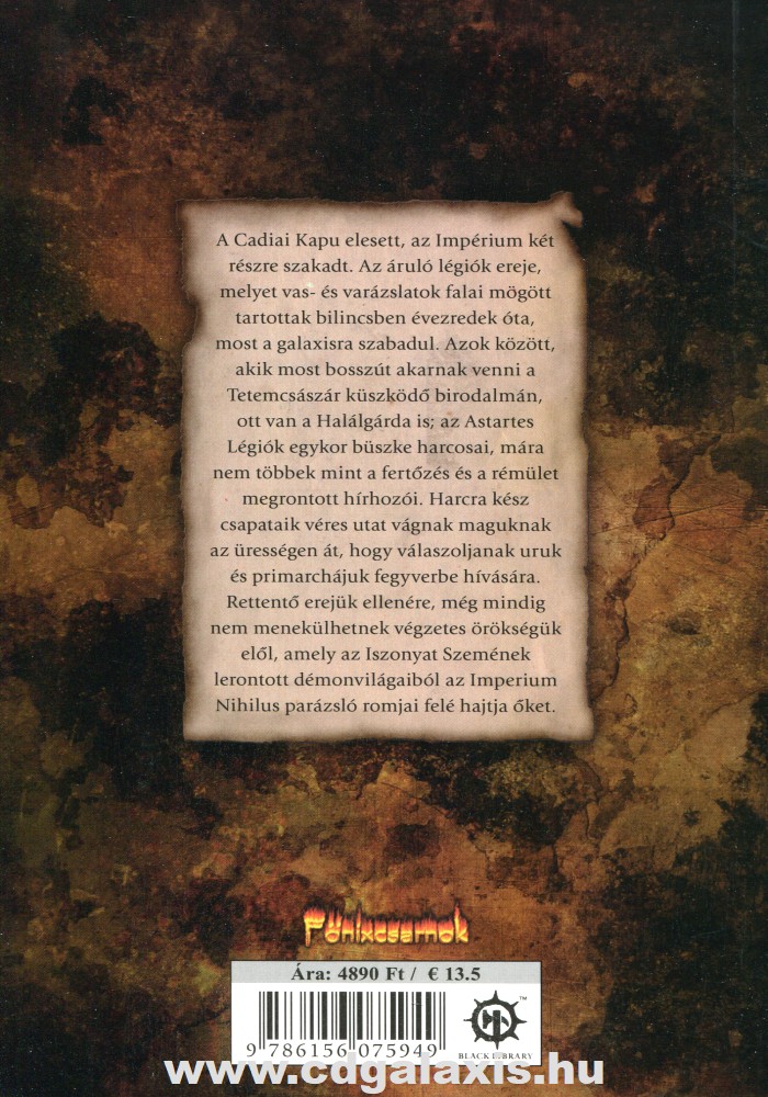Könyv Warhammer 40000: A csend urai (Chris Wraight) hátlap