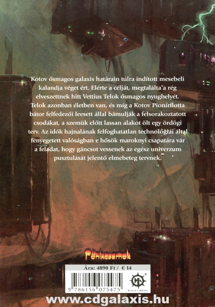 Könyv Warhammer 40000: A Mars istenei (Graham McNeill) hátlap