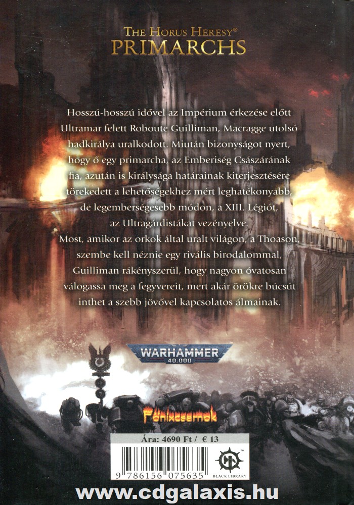 Könyv Warhammer 40000: Roboute Guilliman - Ultramar ura (David Annandale) hátlap
