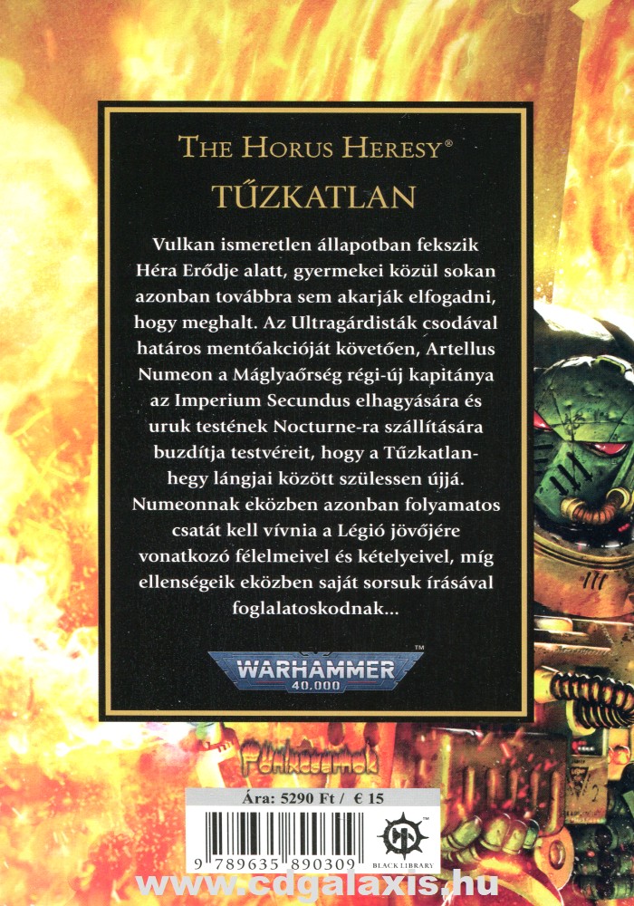 Könyv Warhammer 40000: Tűzkatlan (Nick Kyme) hátlap