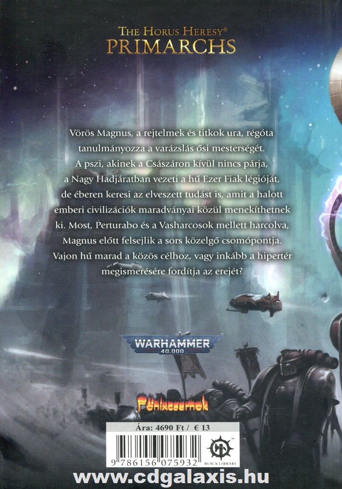 Könyv Warhammer 40000: Vörös Magnus - A prospero ura (Graham McNeill) hátlap