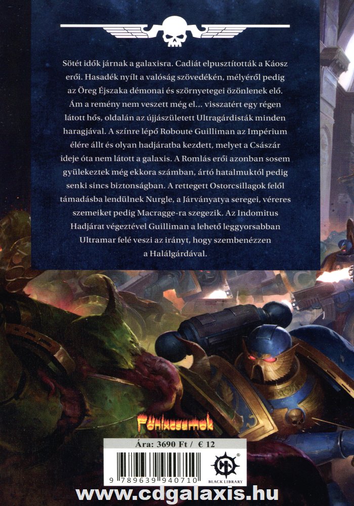 Könyv Warhammer 40000: Sötét Impérium (Guy Haley) hátlap