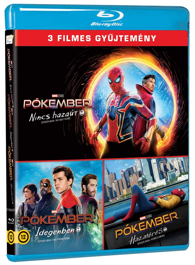 Film Blu-ray Pókember: Hazatérés, Idegenben, Nincs hazaút (3 BD) BLU-RAY borítókép