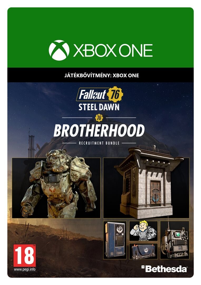 Digitális vásárlás (Xbox) Fallout 76: Brotherhood Recruitment Bundle Xbox Live LETÖLTŐKÓD borítókép