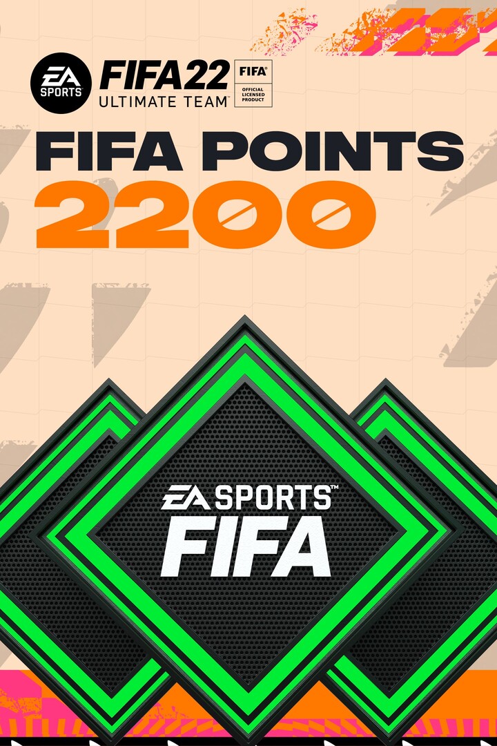 Digitális vásárlás (Xbox) FIFA 22: 2200 FIFA Points Xbox Live LETÖLTŐKÓD borítókép