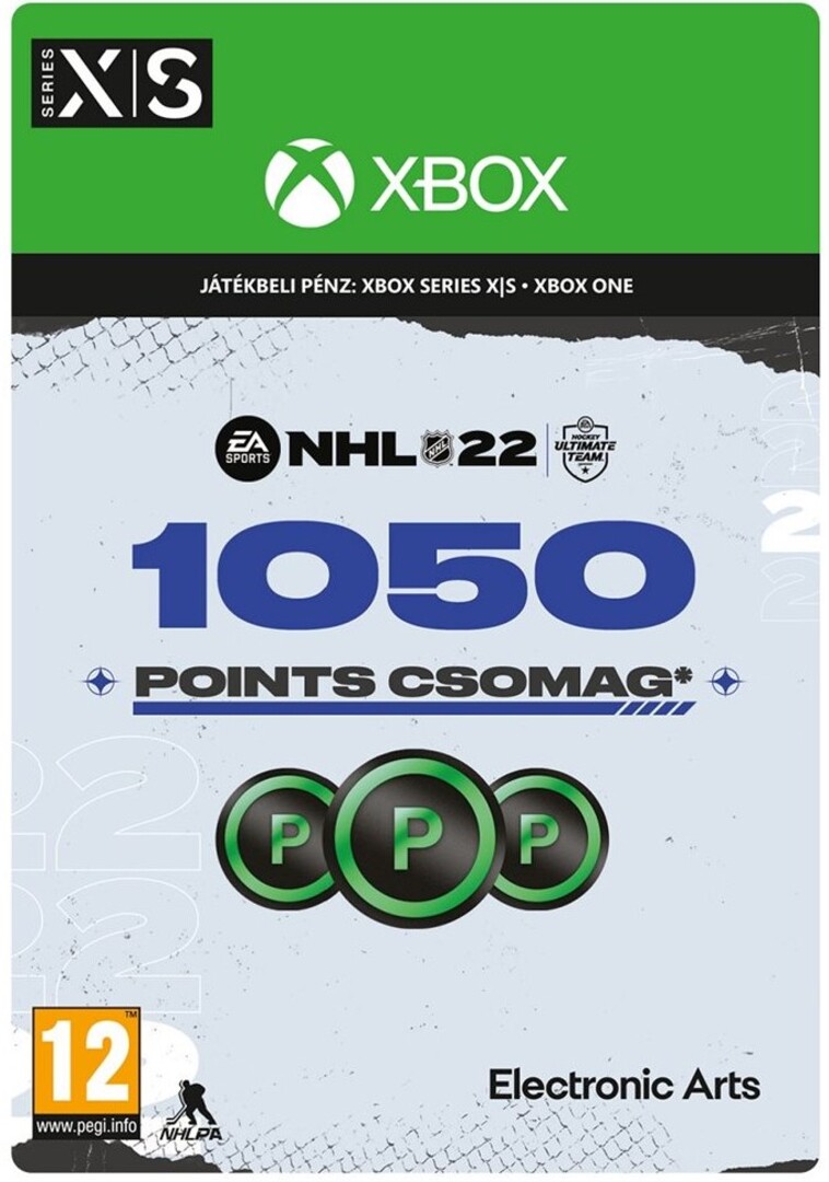 Digitális vásárlás (Xbox) NHL 22: 1050 Points Xbox Live LETÖLTŐKÓD borítókép