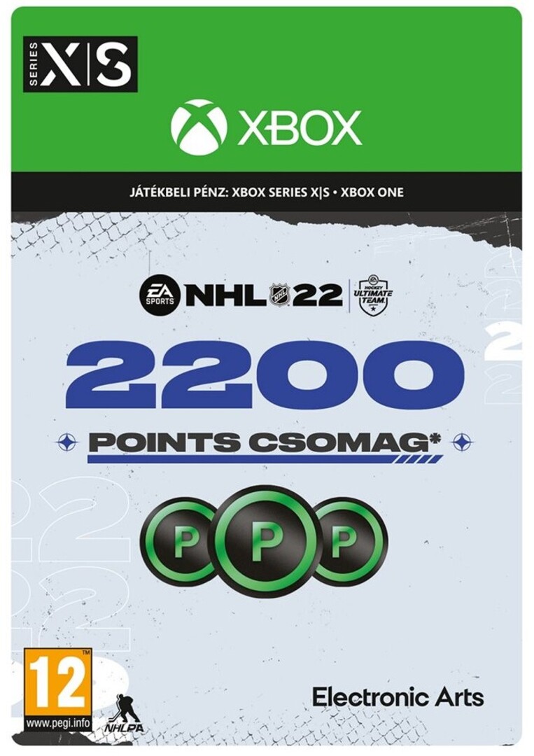 Digitális vásárlás (Xbox) NHL 22: 2200 Points Xbox Live LETÖLTŐKÓD borítókép