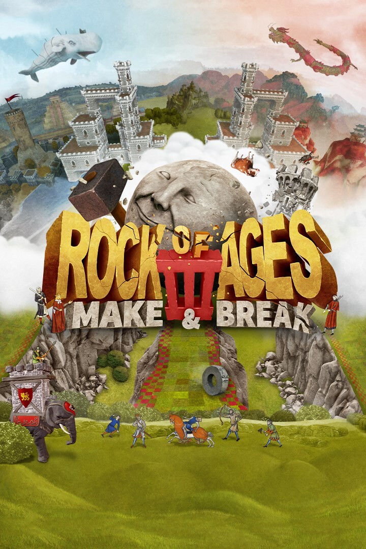 Digitális vásárlás (Xbox) Rock of Ages 3: Make and Break Xbox Live LETÖLTŐKÓD borítókép