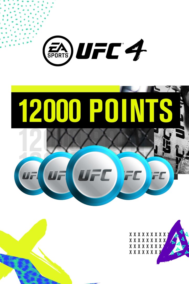 Digitális vásárlás (Xbox) UFC 4: 12000 UFC Points Xbox Live LETÖLTŐKÓD borítókép