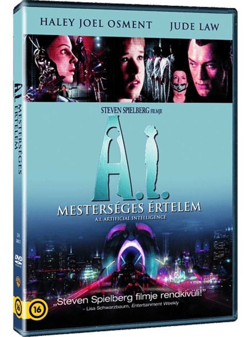 Film DVD A.I. - Mesterséges értelem - szinkronizált változat DVD borítókép