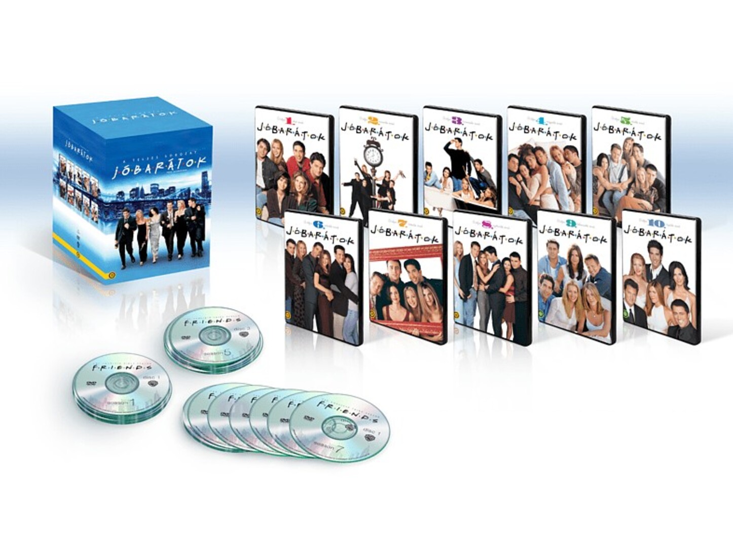 Film DVD Jóbarátok - A teljes sorozat (30 DVD) DVD borítókép